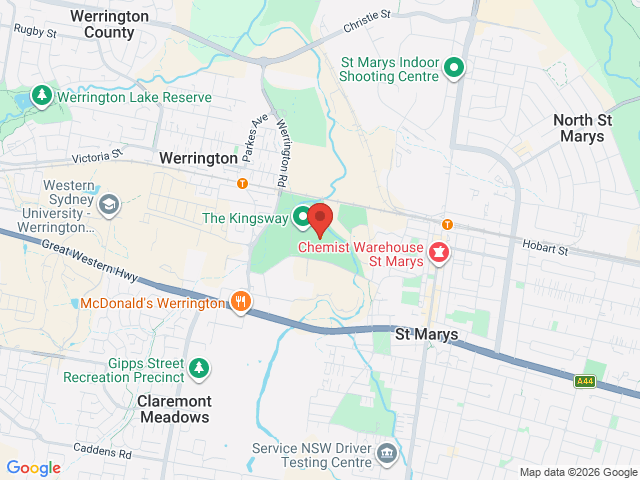 Map showing event location