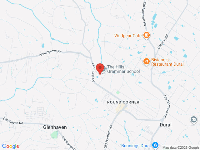 Map showing event location