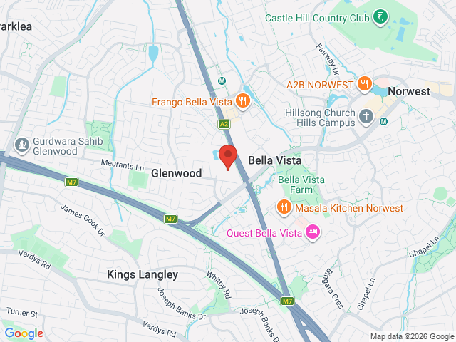 Map showing event location