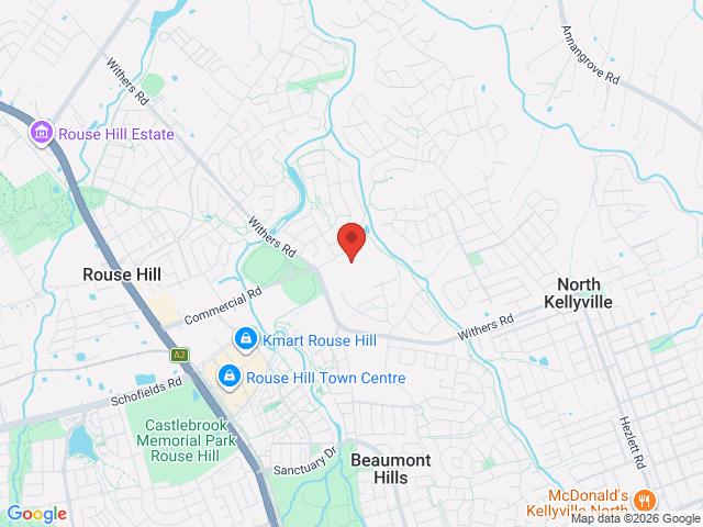 Map showing event location